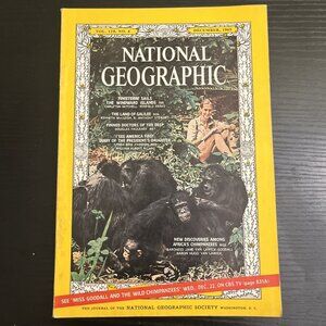 National Geographic Jane Goodall Chimpanzees December 1965